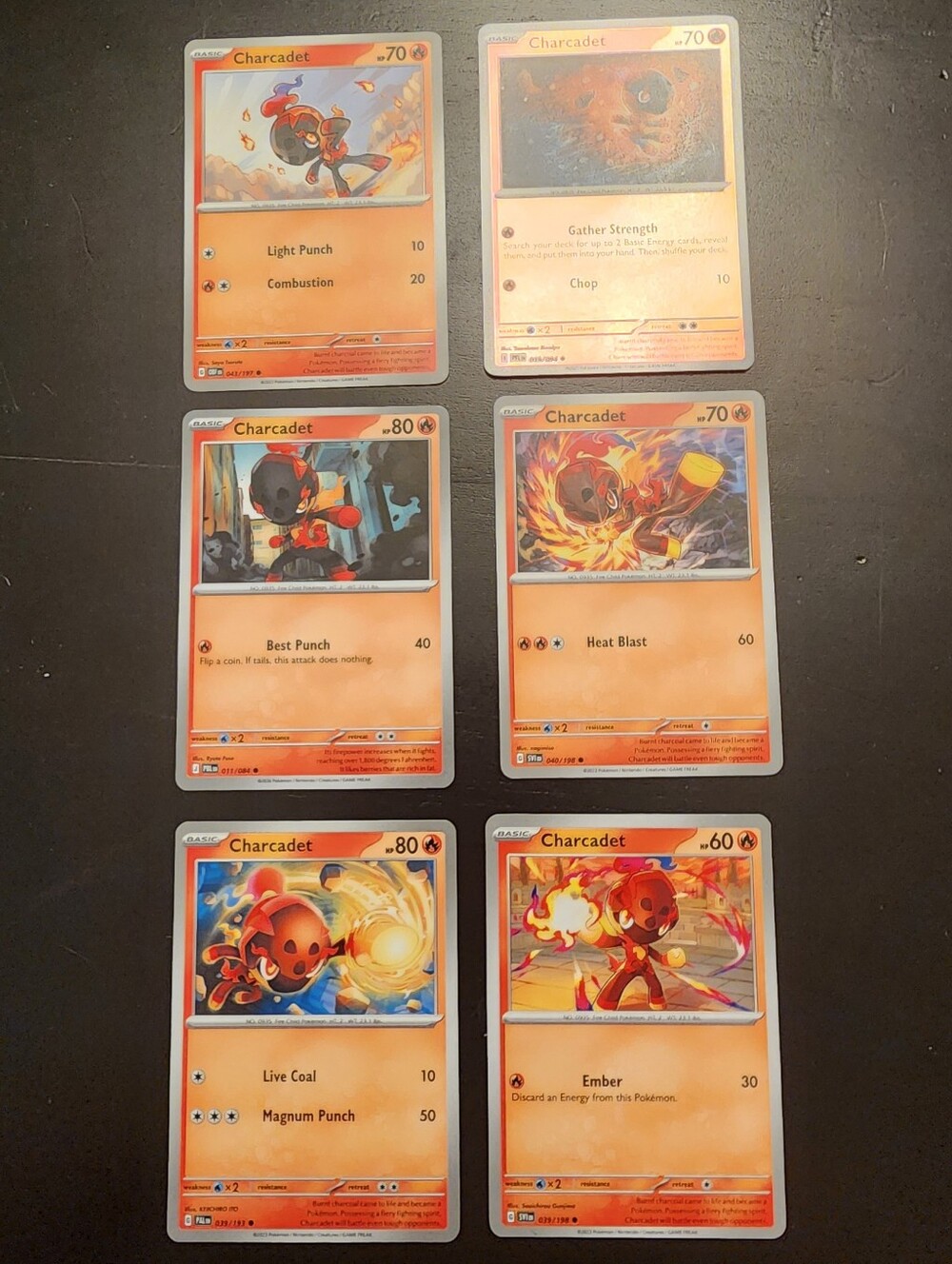 Charcadet Trading Card Set